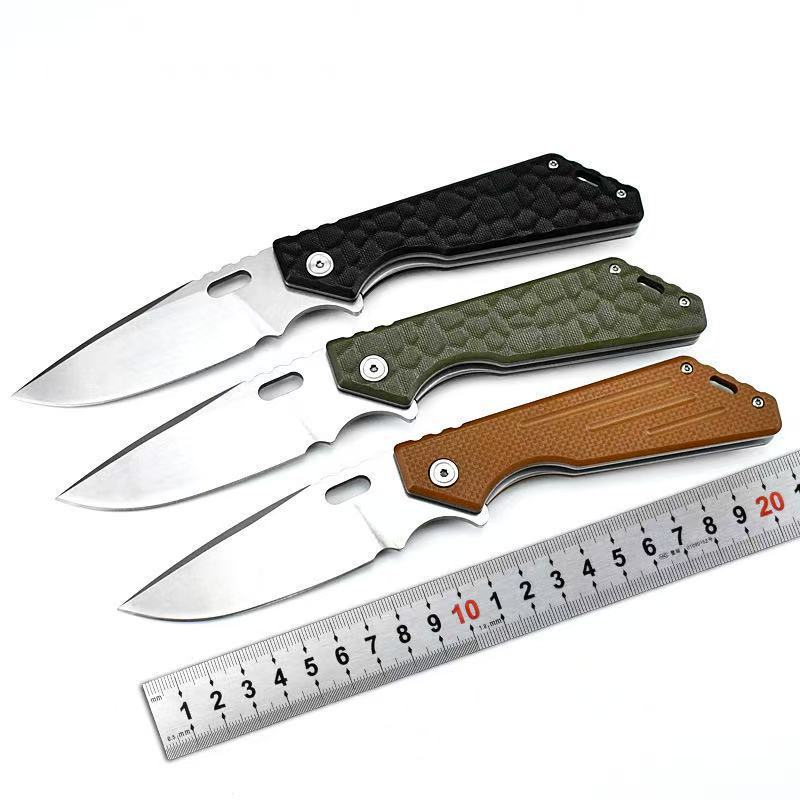 M.Strider Custom SMF Folding Knife 3.35" CPM-D2 Blade, G10 Handles
