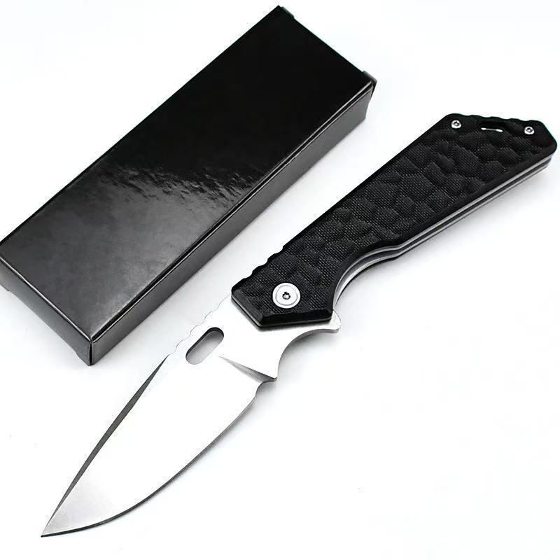 M.Strider Custom SMF Folding Knife 3.35" CPM-D2 Blade, G10 Handles