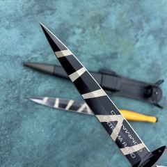 Extrema Ratio British Commandos Tactical Fixed Blade Knife 6.5" N690Co Blade, Forprene Handles