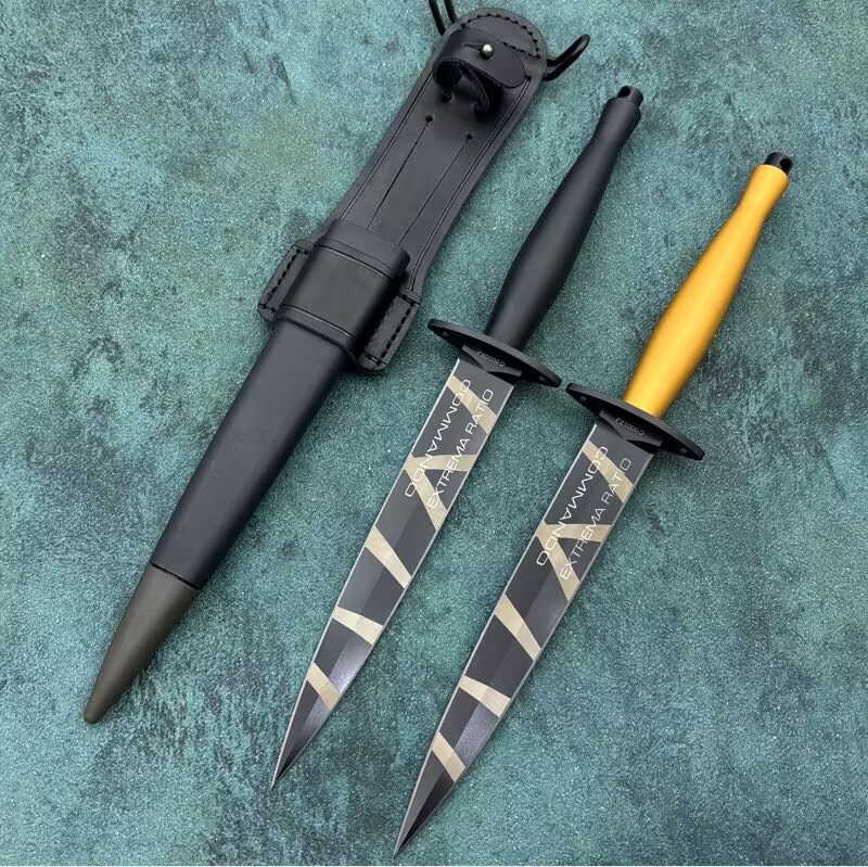 Extrema Ratio British Commandos Tactical Fixed Blade Knife 6.5" N690Co Blade, Forprene Handles