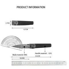 Cold Steel 60 Series Caledonian Folding Knife 4.06" 440C Blade, G10 Handles