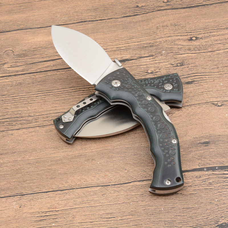 Cold Steel Giant Dog Legs Folding Knife 4.02" 440C Blade, Micarta Handles