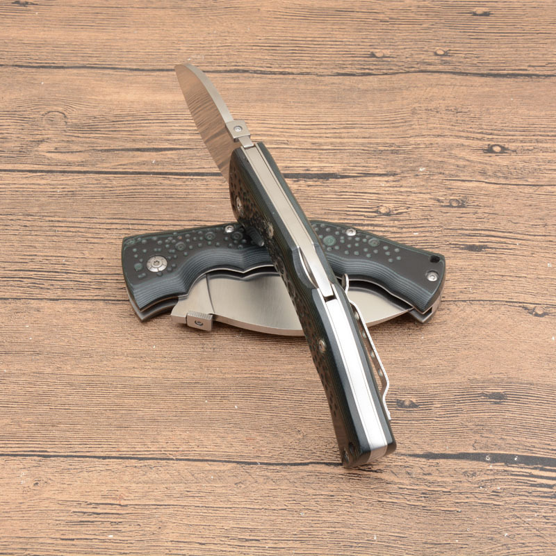 Cold Steel Giant Dog Legs Folding Knife 4.02" 440C Blade, Micarta Handles