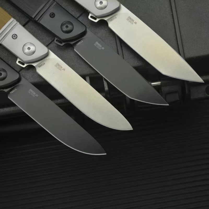 CRKT 5720 Bamboozled Assisted Flipper Knife 3.27" D2 Satin Plain Blade, Black G10 Handles with Steel Bolsters