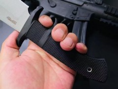 Cold Steel 39L Marauder Fixed Blade Knife 9" AUS 8A Bowie Plain Blade, Kray-Ex Handles, Secure-Ex Sheath