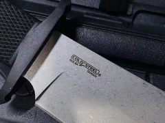 Cold Steel 39L Marauder Fixed Blade Knife 9" AUS 8A Bowie Plain Blade, Kray-Ex Handles, Secure-Ex Sheath