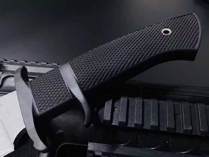 Cold Steel 39L Marauder Fixed Blade Knife 9" AUS 8A Bowie Plain Blade, Kray-Ex Handles, Secure-Ex Sheath