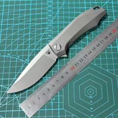 Shirogorov Knife Charles Marlow RKMP 3.54" M390 Point Blade, TC4 Handles