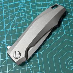 Shirogorov Knife Charles Marlow RKMP 3.54" M390 Point Blade, TC4 Handles