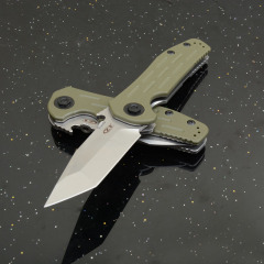 ZT 0620 Flipper Knife 3.62" M390 Blade, Green G10 Handles