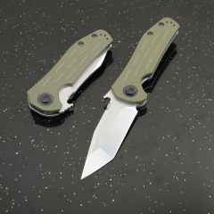 ZT 0620 Flipper Knife 3.62" M390 Blade, Green G10 Handles