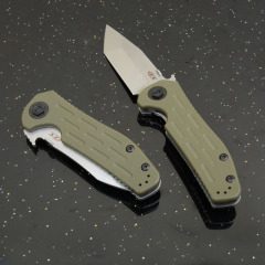 ZT 0620 Flipper Knife 3.62" M390 Blade, Green G10 Handles
