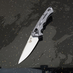 BM 615 RUKUS Folding Blade Knife 3.54" S30V Drop Point, G10 Handles - 1401BK
