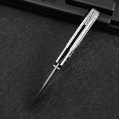 Limited Edition BM 535BK-2501 Bugout AXIS Folding Knife 3.15" D2 Satin Plain Blade, Aluminum Handles