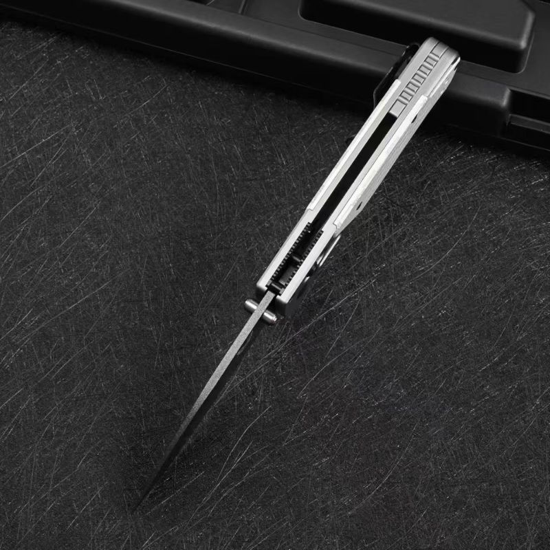 Limited Edition BM 535BK-2501 Bugout AXIS Folding Knife 3.15" D2 Satin Plain Blade, Aluminum Handles