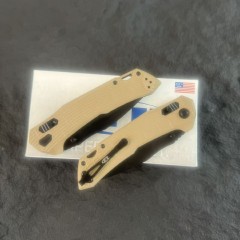 ZT Model 0203 DuraLock Folding Knife 3.86" CPM-M4 Drop Point Blade, OD Green G10 Handles