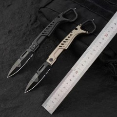 Extrema Ratio MH-STEALTH Fixed Blade Knife 3.35" N690 Blade, Aluminum Alloy Handles