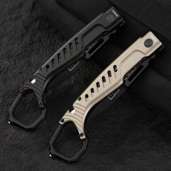 Extrema Ratio MH-STEALTH Fixed Blade Knife 3.35" N690 Blade, Aluminum Alloy Handles