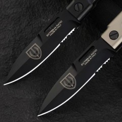 Extrema Ratio MH-STEALTH Fixed Blade Knife 3.35" N690 Blade, Aluminum Alloy Handles