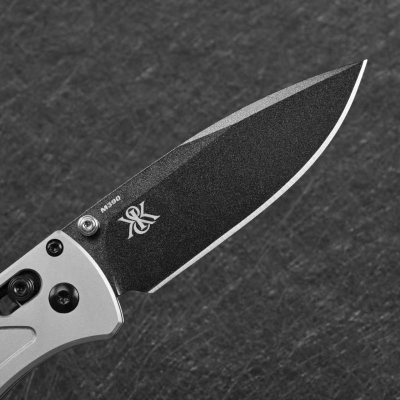 Limited Edition BM 535BK-2501 Bugout AXIS Folding Knife 3.15" D2 Satin Plain Blade, Aluminum Handles
