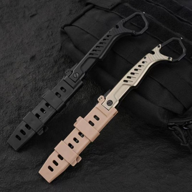 Extrema Ratio MH-STEALTH Fixed Blade Knife 3.35" N690 Blade, Aluminum Alloy Handles