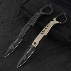 Extrema Ratio MH-STEALTH Fixed Blade Knife 3.35" N690 Blade, Aluminum Alloy Handles