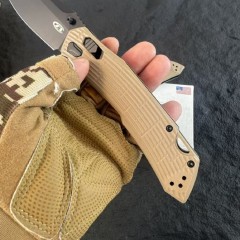 ZT Model 0203 DuraLock Folding Knife 3.86" CPM-M4 Drop Point Blade, OD Green G10 Handles