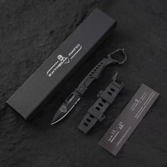 Extrema Ratio MH-STEALTH Fixed Blade Knife 3.35" N690 Blade, Aluminum Alloy Handles