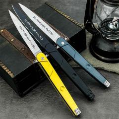 Extrema Ratio BD4 Folding Knife 4.76" D2 Drop Point Blade, Aluminum Handles