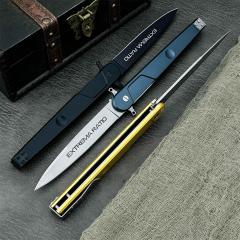 Extrema Ratio BD4 Folding Knife 4.76" D2 Drop Point Blade, Aluminum Handles