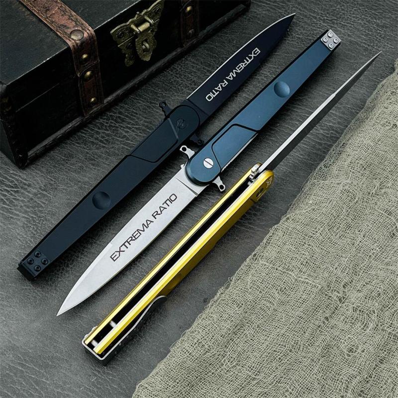 Extrema Ratio BD4 Folding Knife 4.76" D2 Drop Point Blade, Aluminum Handles