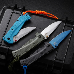 BM Water Adira Folding Knife 3.50" CPM-MagnaCut Stonewashed Drop Point Blade, Grivory Handles - 18060