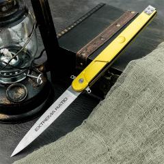 Extrema Ratio BD4 Folding Knife 4.76" D2 Drop Point Blade, Aluminum Handles