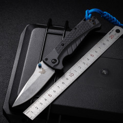 BM Water Adira Folding Knife 3.50" CPM-MagnaCut Stonewashed Drop Point Blade, Grivory Handles - 18060