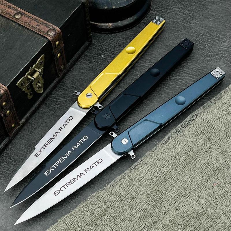 Extrema Ratio BD4 Folding Knife 4.76" D2 Drop Point Blade, Aluminum Handles