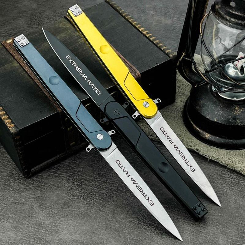 Extrema Ratio BD4 Folding Knife 4.76" D2 Drop Point Blade, Aluminum Handles