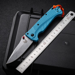 BM Water Adira Folding Knife 3.50" CPM-MagnaCut Stonewashed Drop Point Blade, Grivory Handles - 18060