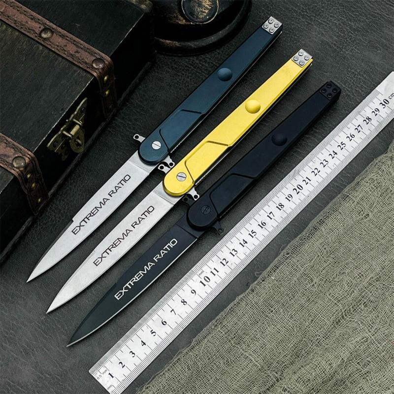 Extrema Ratio BD4 Folding Knife 4.76" D2 Drop Point Blade, Aluminum Handles