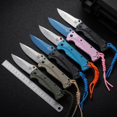 BM Water Adira Folding Knife 3.50" CPM-MagnaCut Stonewashed Drop Point Blade, Grivory Handles - 18060