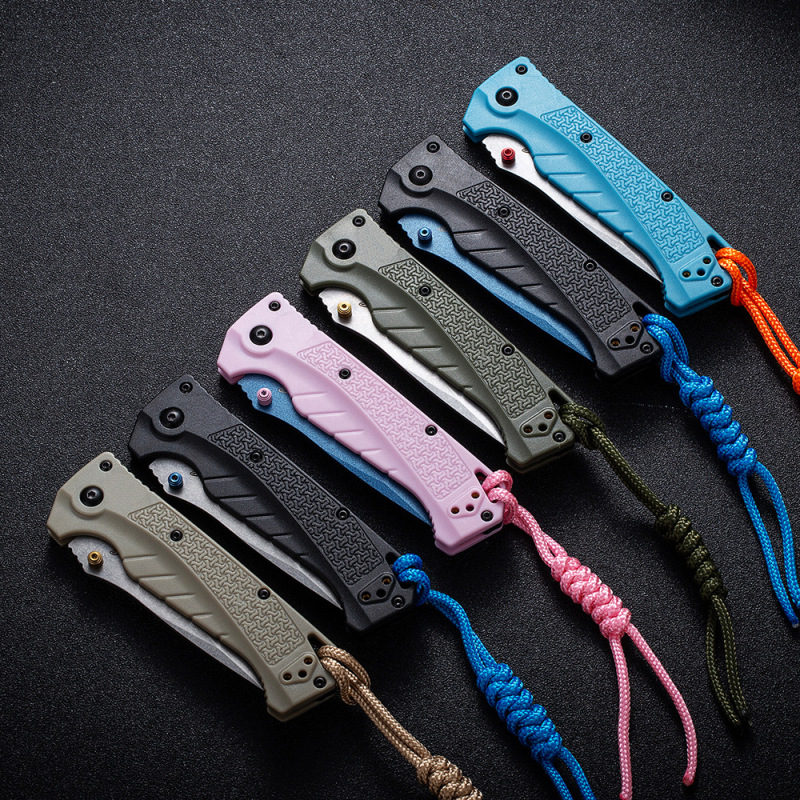 BM Water Adira Folding Knife 3.50" CPM-MagnaCut Stonewashed Drop Point Blade, Grivory Handles - 18060