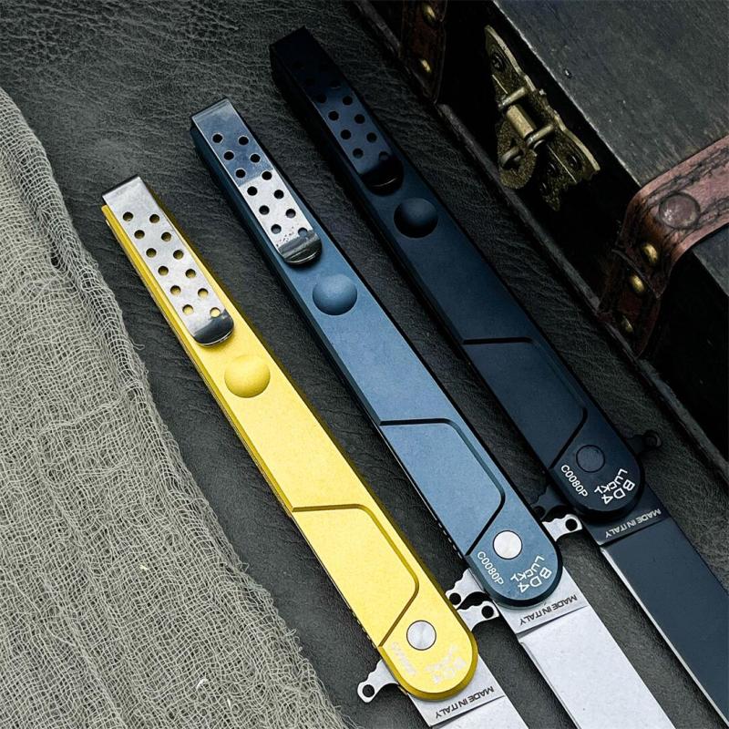 Extrema Ratio BD4 Folding Knife 4.76" D2 Drop Point Blade, Aluminum Handles