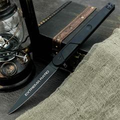 Extrema Ratio BD4 Folding Knife 4.76" D2 Drop Point Blade, Aluminum Handles