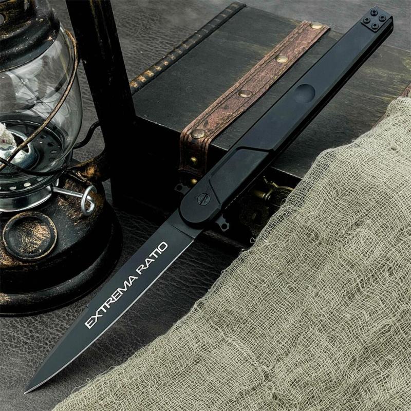 Extrema Ratio BD4 Folding Knife 4.76" D2 Drop Point Blade, Aluminum Handles