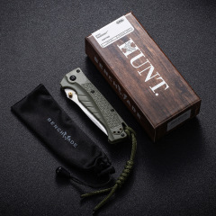 BM Water Adira Folding Knife 3.50" CPM-MagnaCut Stonewashed Drop Point Blade, Grivory Handles - 18060