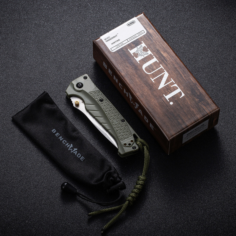 BM Water Adira Folding Knife 3.50" CPM-MagnaCut Stonewashed Drop Point Blade, Grivory Handles - 18060