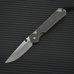 Chris Reeve Small Sebenza Folding Knife 2.6" 8Cr13mov Drop Point, Carbon Fiber Handles-Frame Lock