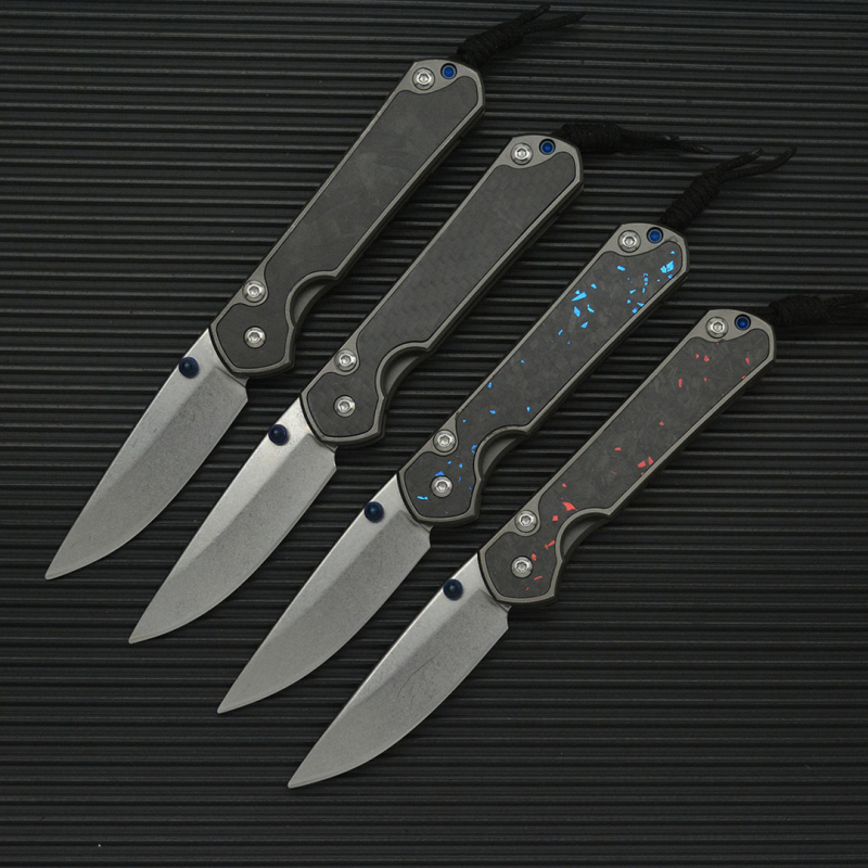 Chris Reeve Small Sebenza Folding Knife 2.6" 8Cr13mov Drop Point, Carbon Fiber Handles-Frame Lock