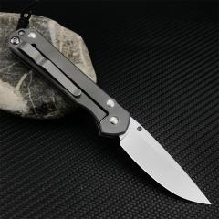 Chris Reeve Small Sebenza Folding Knife 2.76" D2 Blade, Titanium Handles, Frame Lock