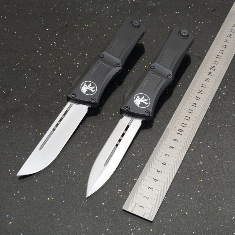 MT Combat Troodon AUTO OTF Knife 3.74" D2 Blade, Aviation Aluminum Handles