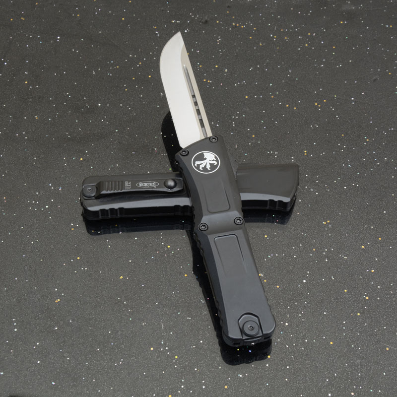 MT Combat Troodon AUTO OTF Knife 3.74" D2 Blade, Aviation Aluminum Handles